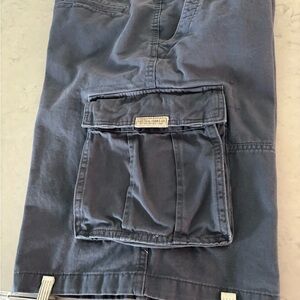 Nautica Navy Washed Cargo Pants